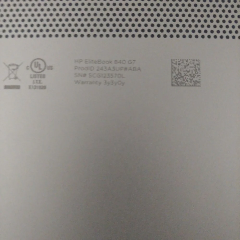 Hp 840 G 7
